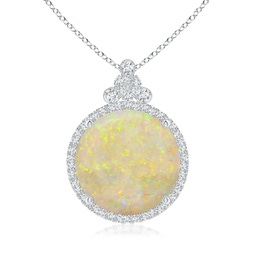 Opal Halo Necklaces