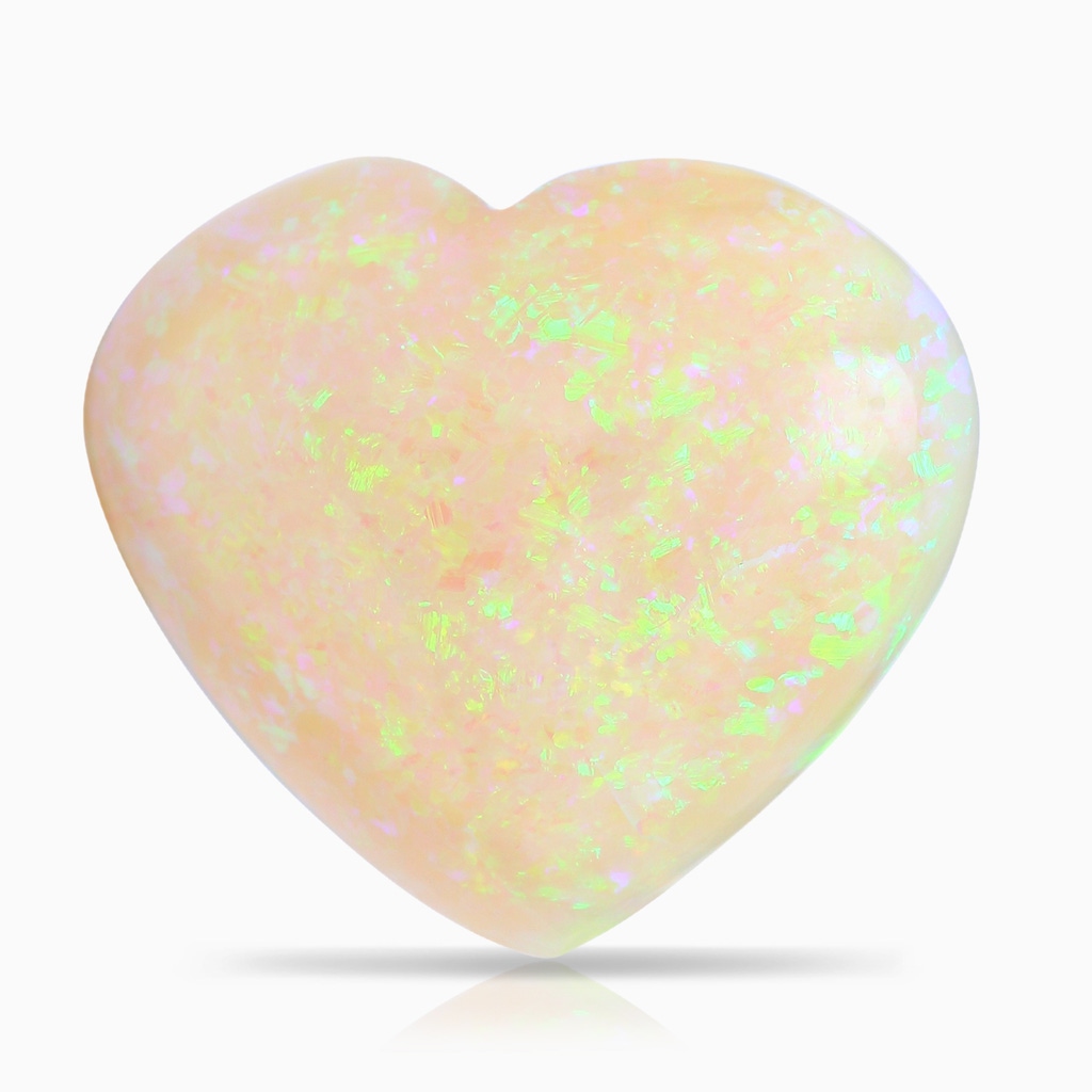 22.56x25.76x8.72mm AAAA GIA Certified Heart-Shaped Opal Halo Necklace with Diamonds in P950 Platinum Side 699