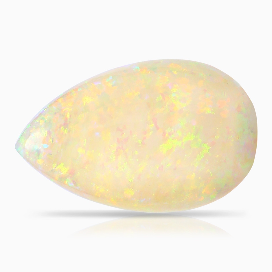 21.19x13.20x4.89mm AAA GIA Certified Pear-Shaped Opal Halo Pendant in P950 Platinum side 699