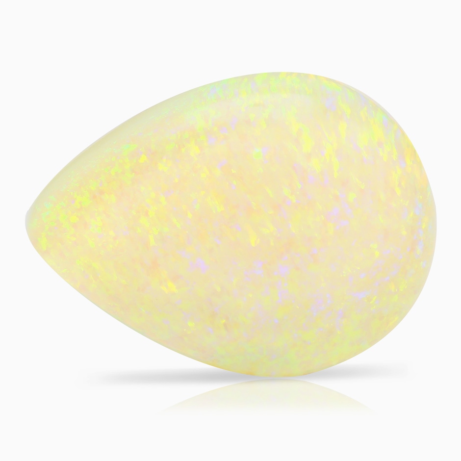 26.25x19.57x5.56mm AAA GIA Certified Pear-Shaped Opal Halo Pendant in 18K Rose Gold side 699