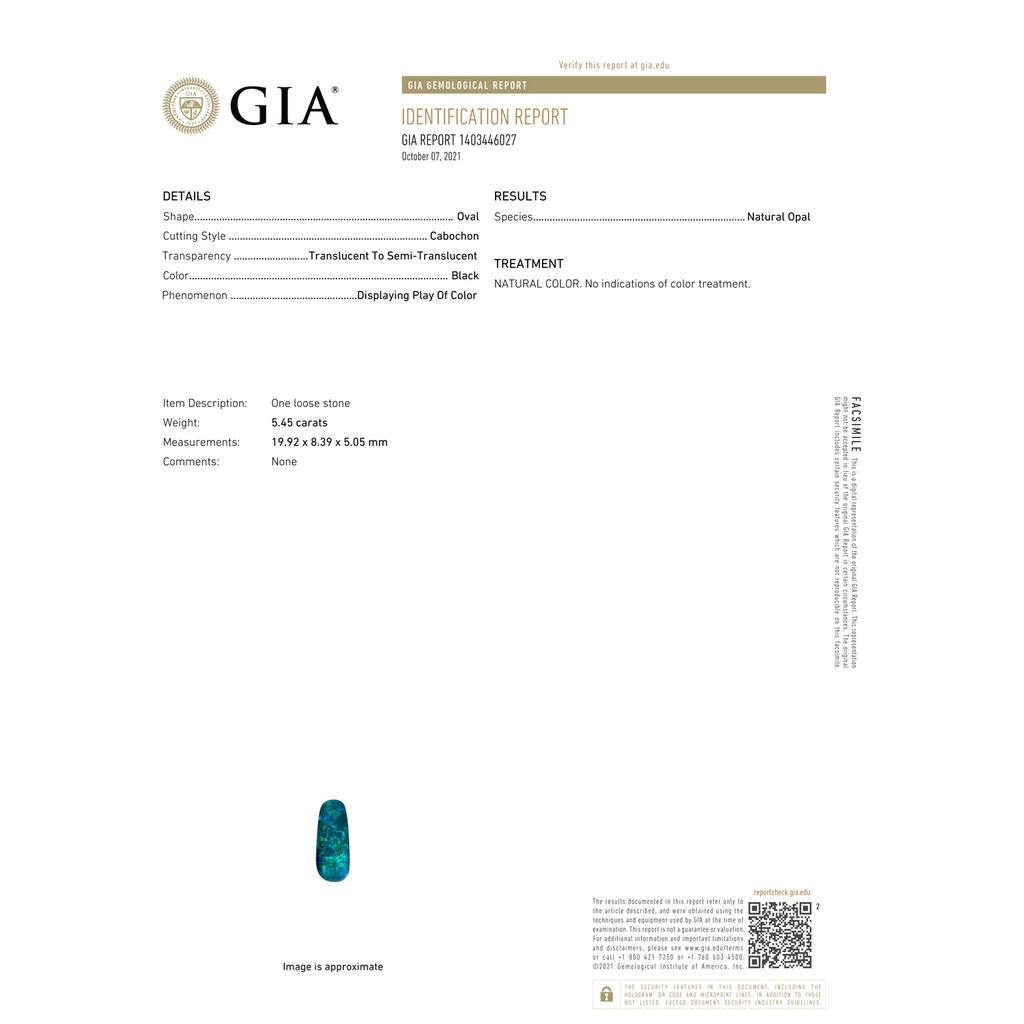 SP2302BKOP_H GIA_Certificate GIA-Cert