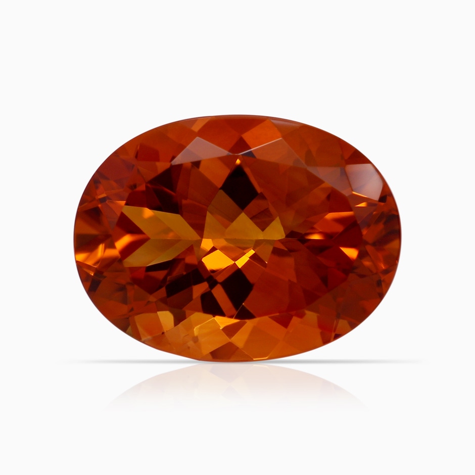 16.06x12.10x8.28mm A Classic GIA Certified Oval Citrine Halo Pendant in 18K Rose Gold side 699