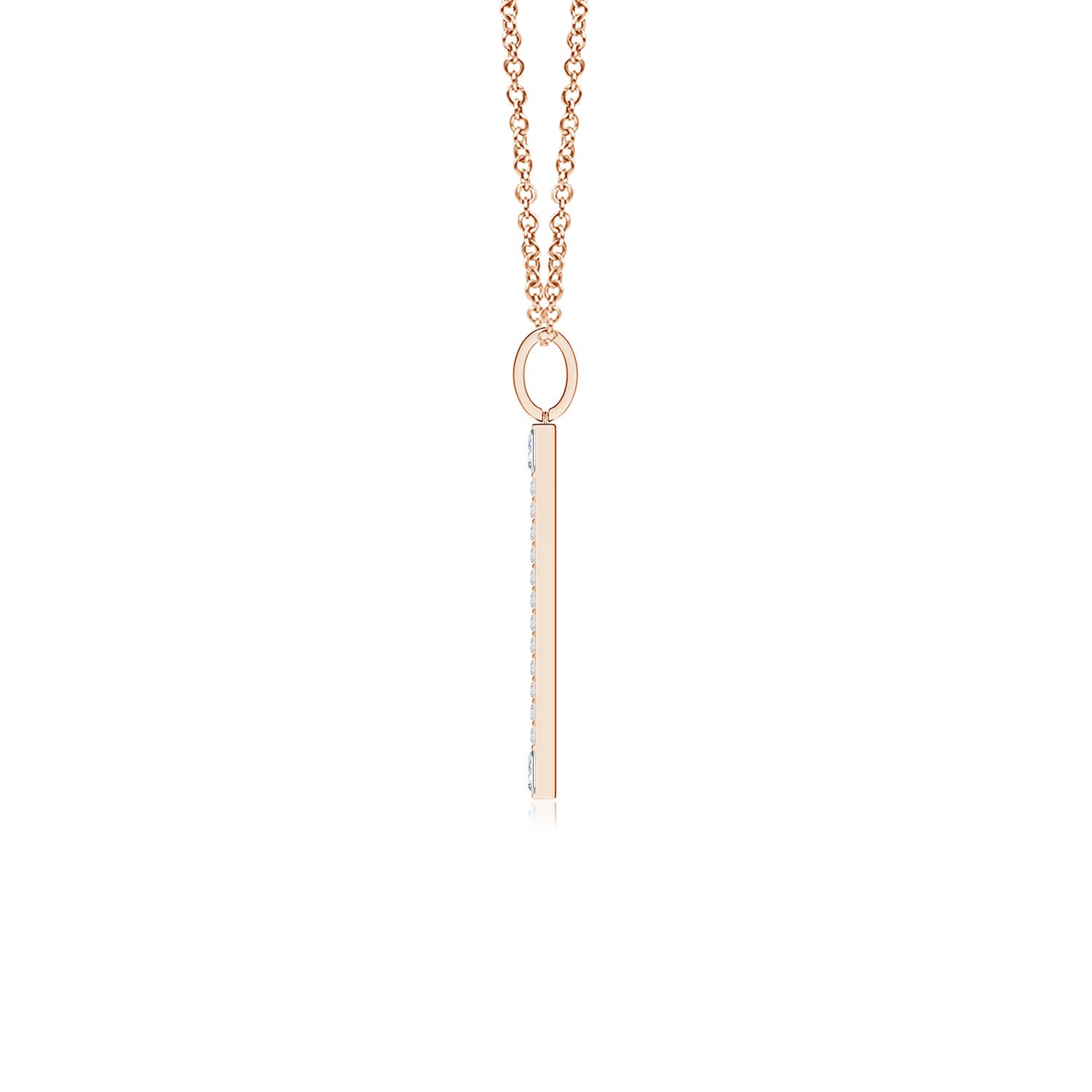 H, SI2 / 0.1 CT / 14 KT Rose Gold