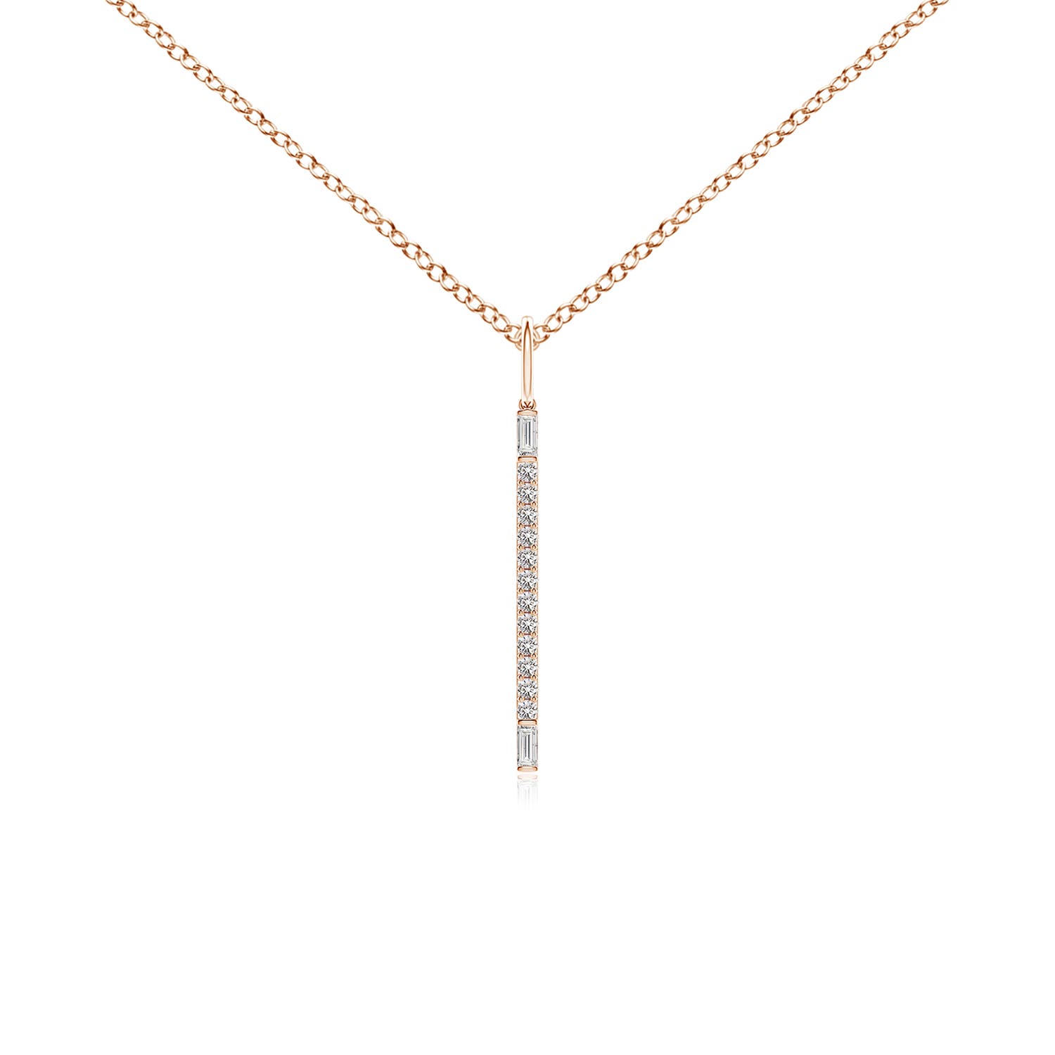 I-J, I1-I2 / 0.1 CT / 14 KT Rose Gold