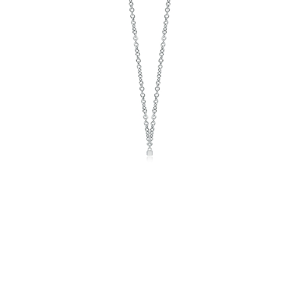 2.5x1.2mm HSI2 Round & Baguette Diamond Horizontal Bar Pendant in P950 Platinum side 199