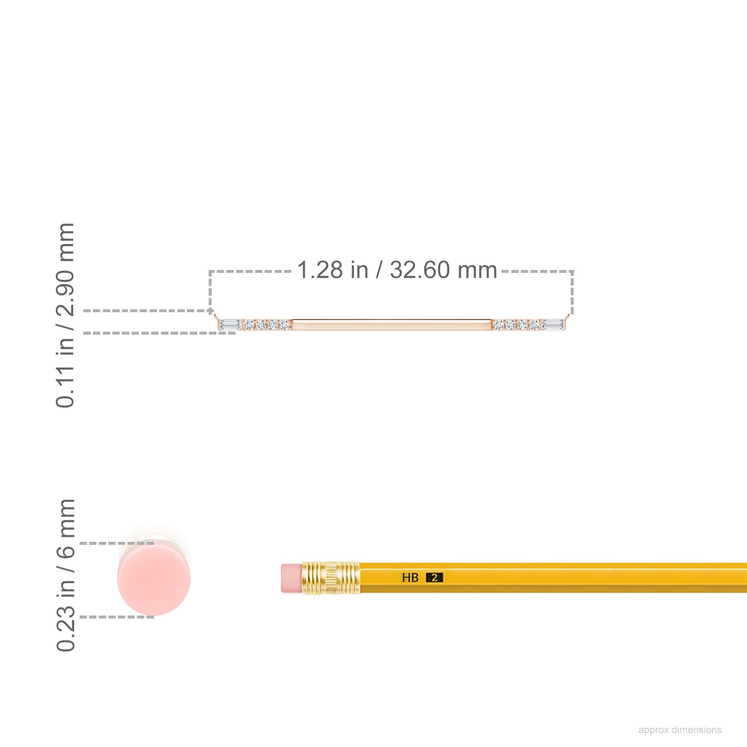 G, VS2 / 0.08 CT / 14 KT Rose Gold