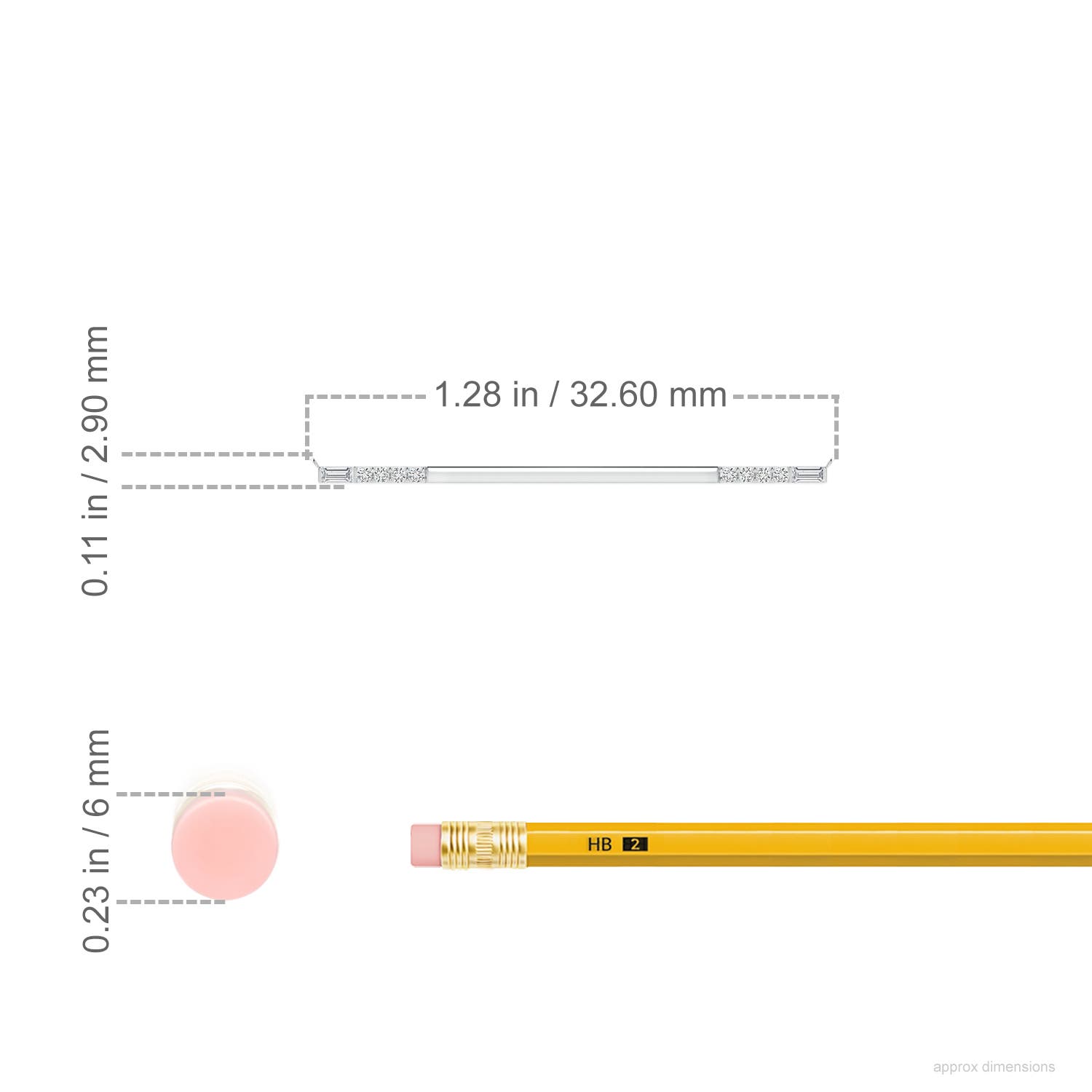 H, SI2 / 0.08 CT / 14 KT White Gold