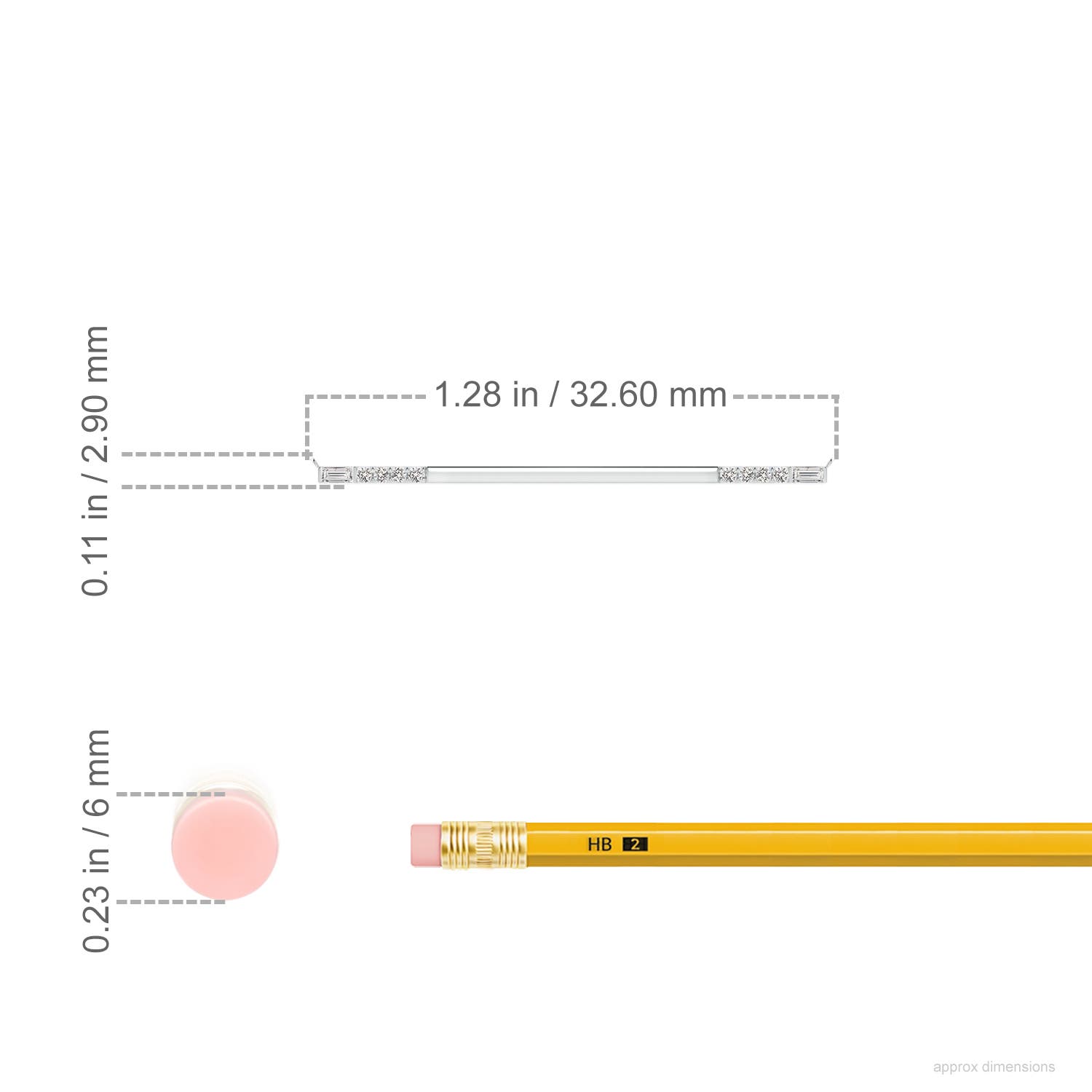 I-J, I1-I2 / 0.08 CT / 14 KT White Gold