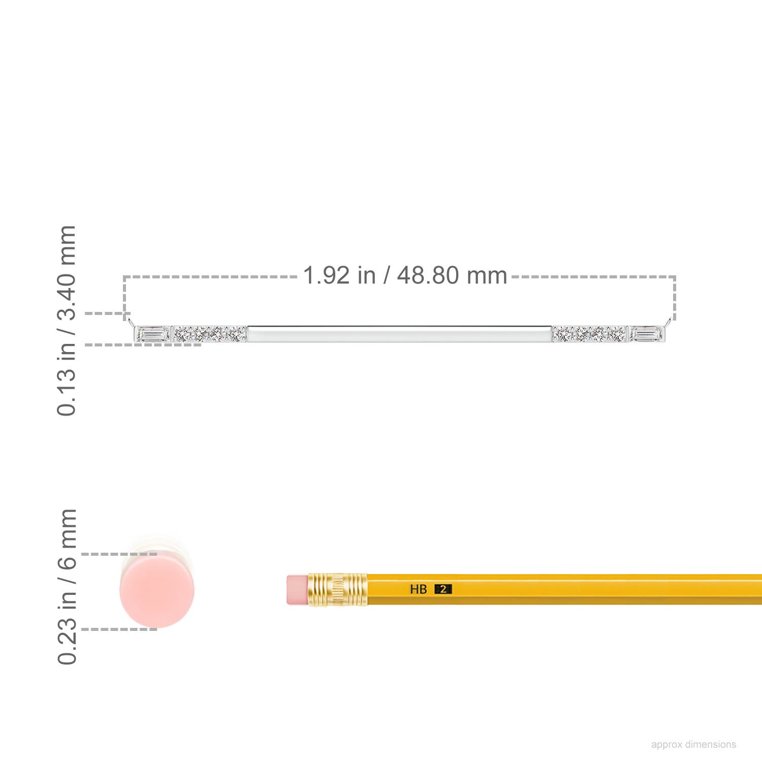 I-J, I1-I2 / 0.25 CT / 14 KT White Gold