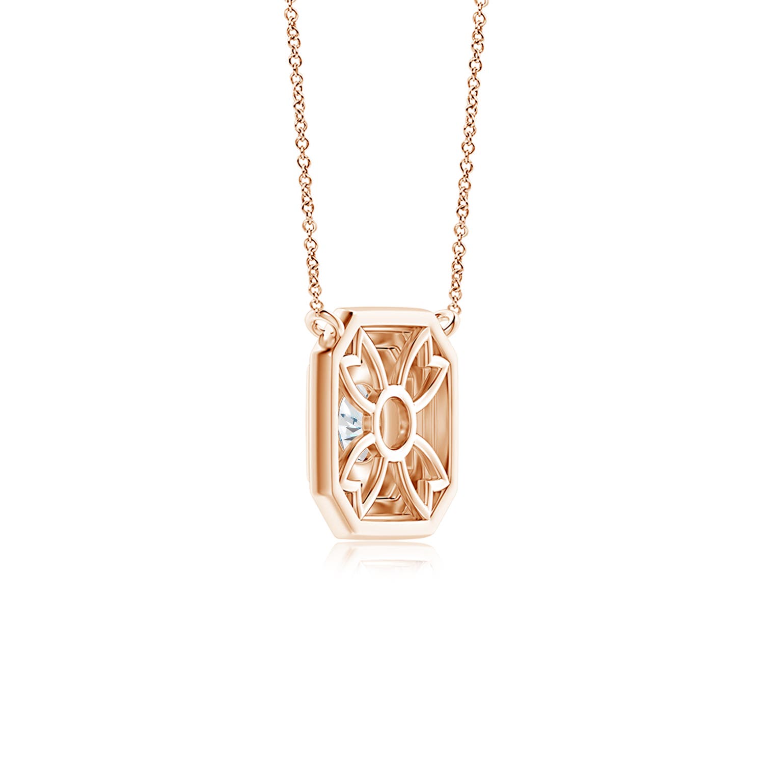 H, SI2 / 0.25 CT / 14 KT Rose Gold