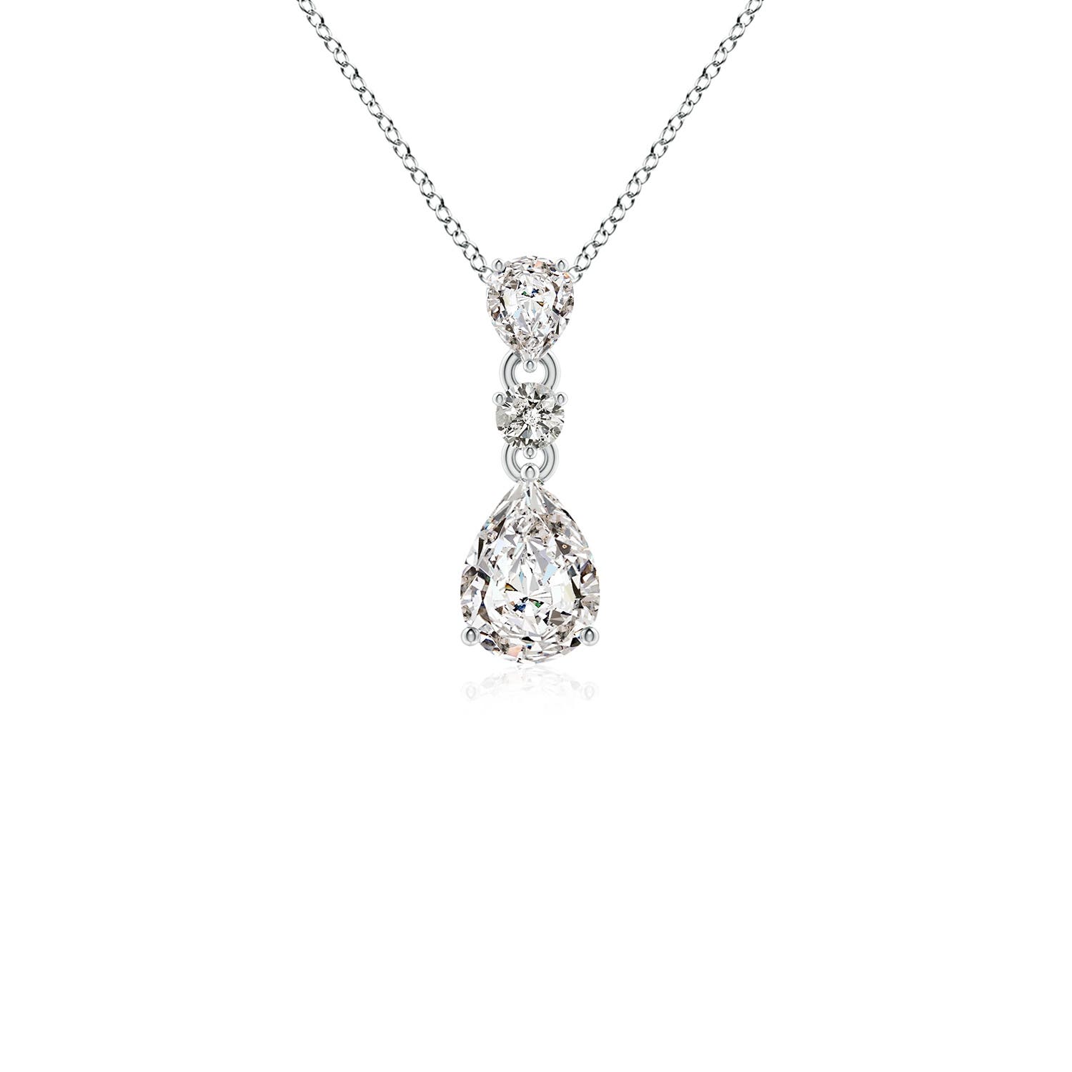 K, I3 / 0.93 CT / 14 KT White Gold