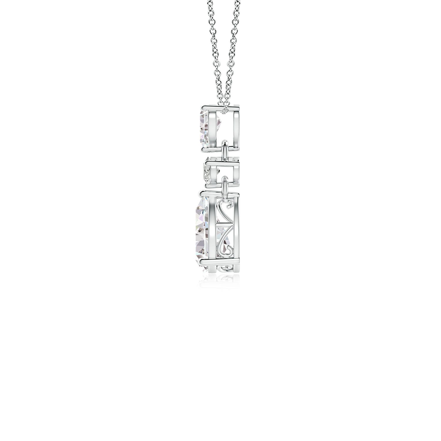 K, I3 / 0.93 CT / 14 KT White Gold