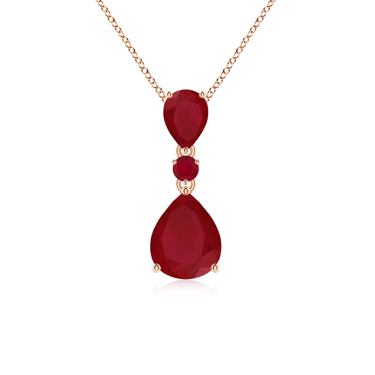 AA - Ruby / 3.65 CT / 14 KT Rose Gold