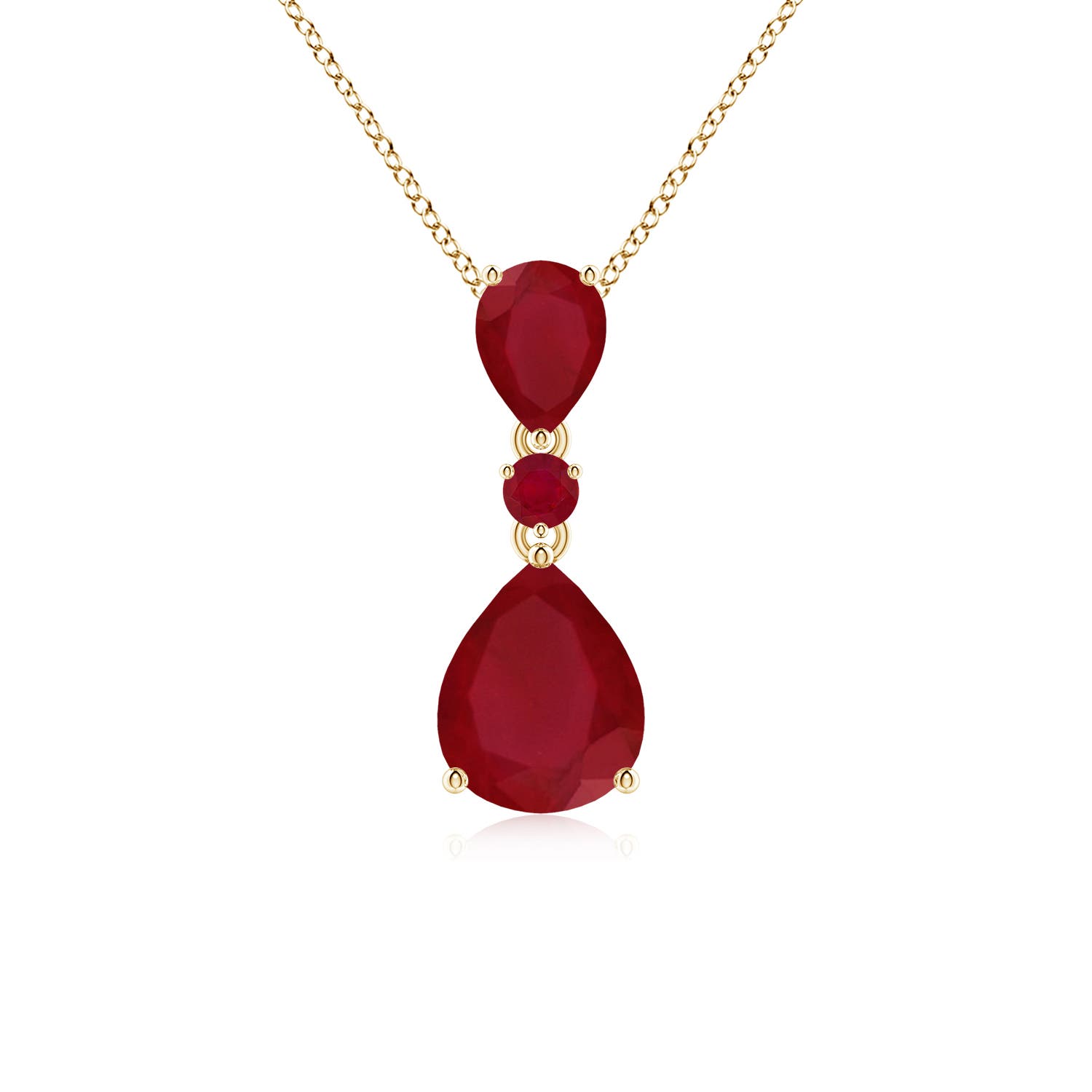 AA - Ruby / 3.65 CT / 14 KT Yellow Gold