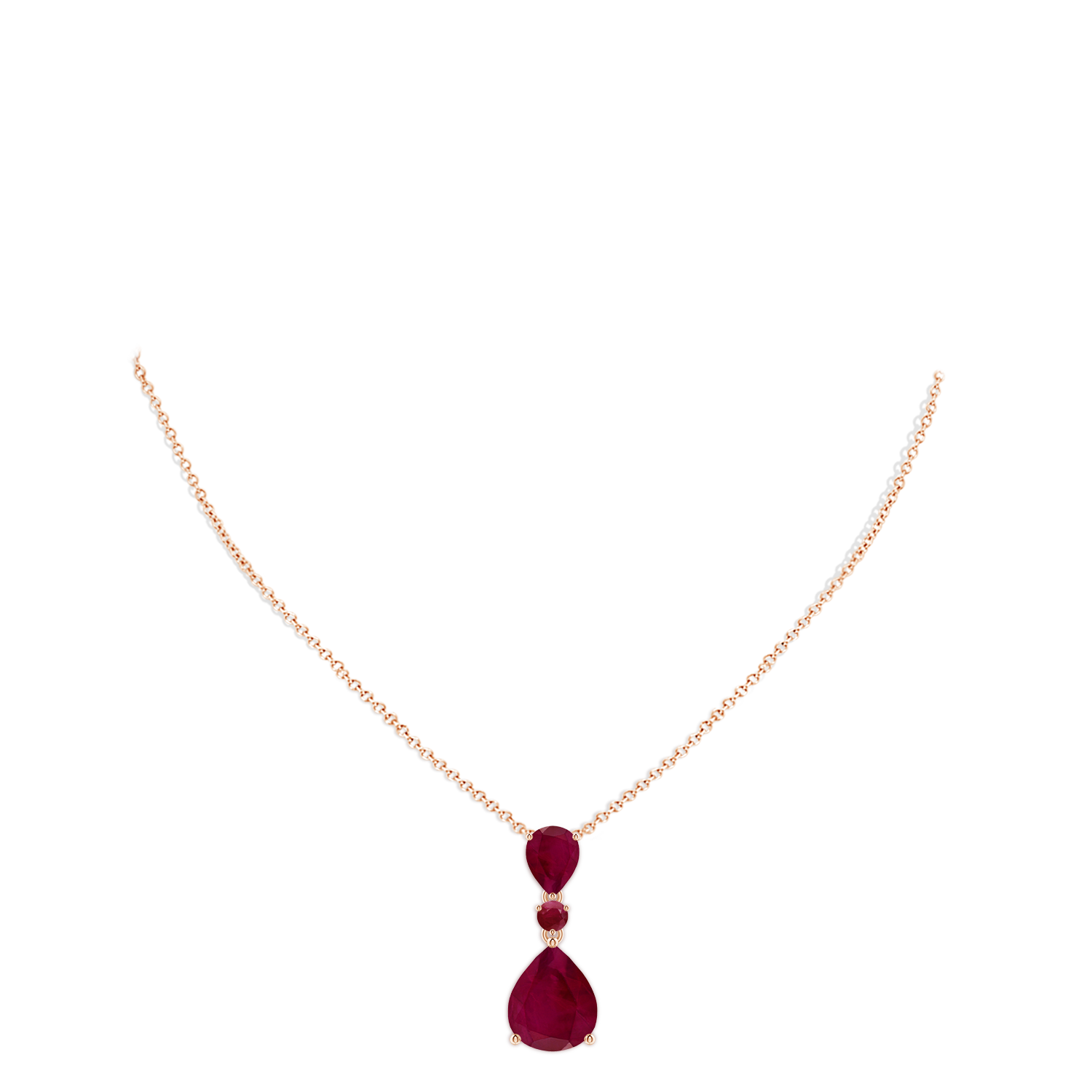 A - Ruby / 6.38 CT / 14 KT Rose Gold