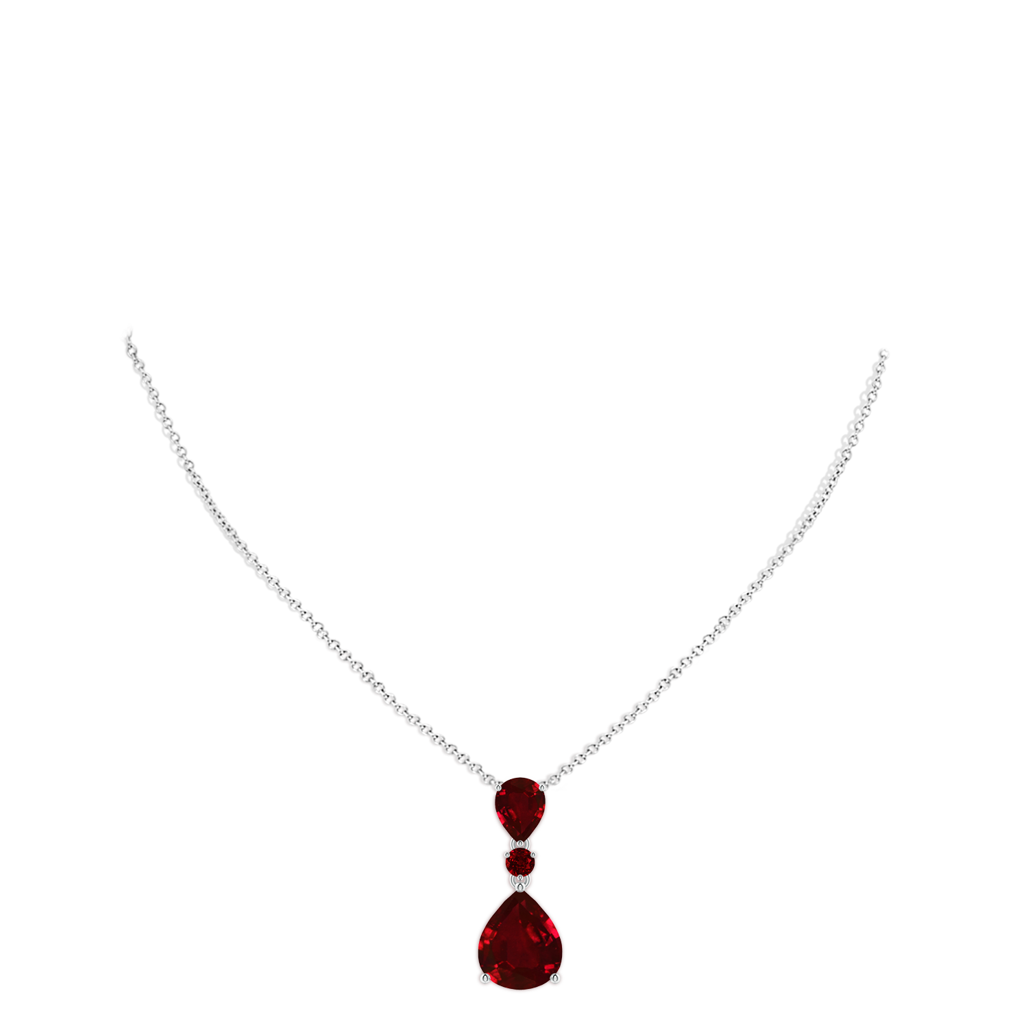 AAAA - Ruby / 6.38 CT / 14 KT White Gold