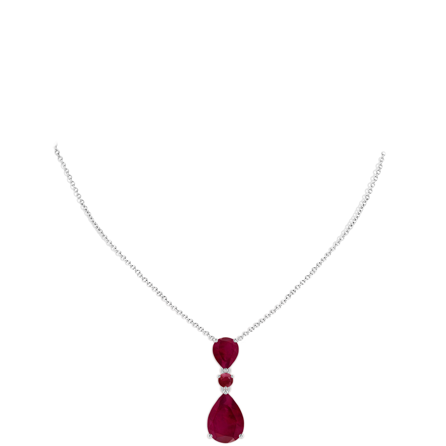 A - Ruby / 10.14 CT / 14 KT White Gold