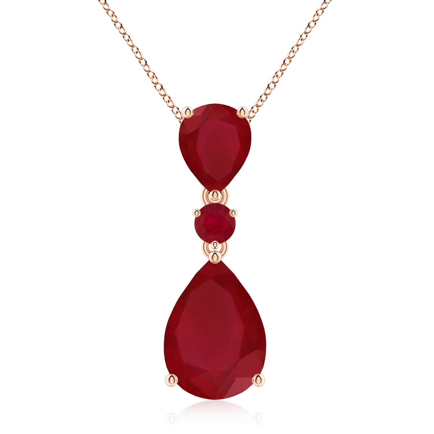 AA - Ruby / 10.14 CT / 14 KT Rose Gold