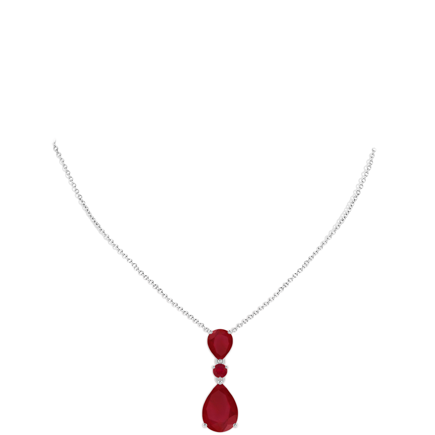 AA - Ruby / 10.14 CT / 14 KT White Gold