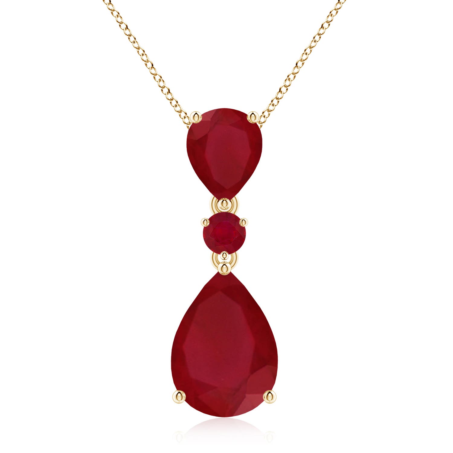 AA - Ruby / 10.14 CT / 14 KT Yellow Gold