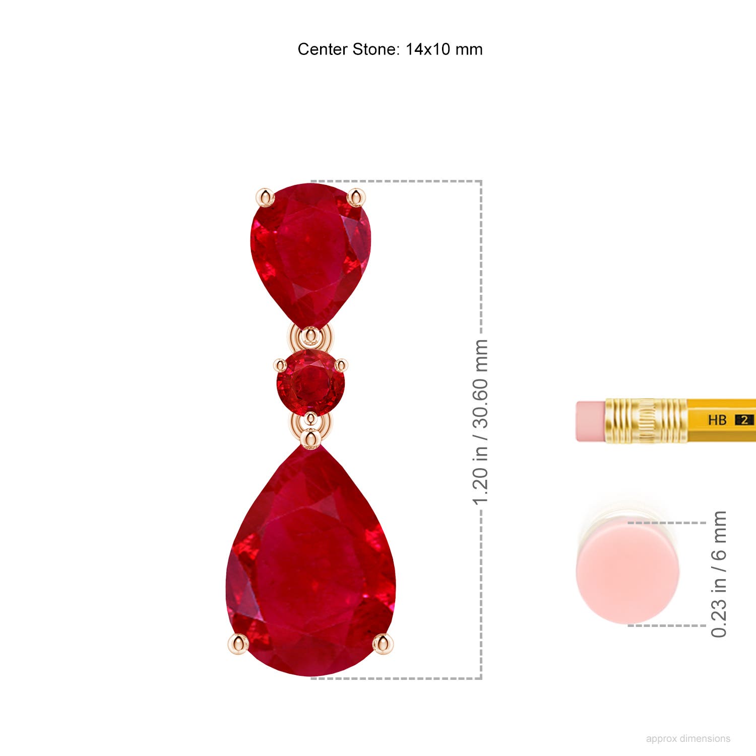 AAA - Ruby / 10.14 CT / 14 KT Rose Gold