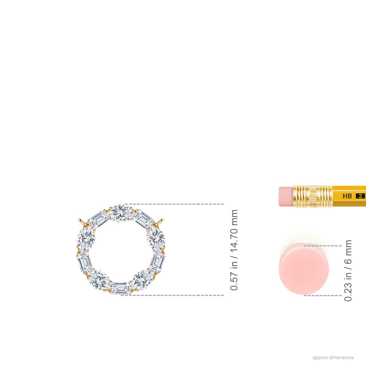 G, VS2 / 1.05 CT / 14 KT Yellow Gold