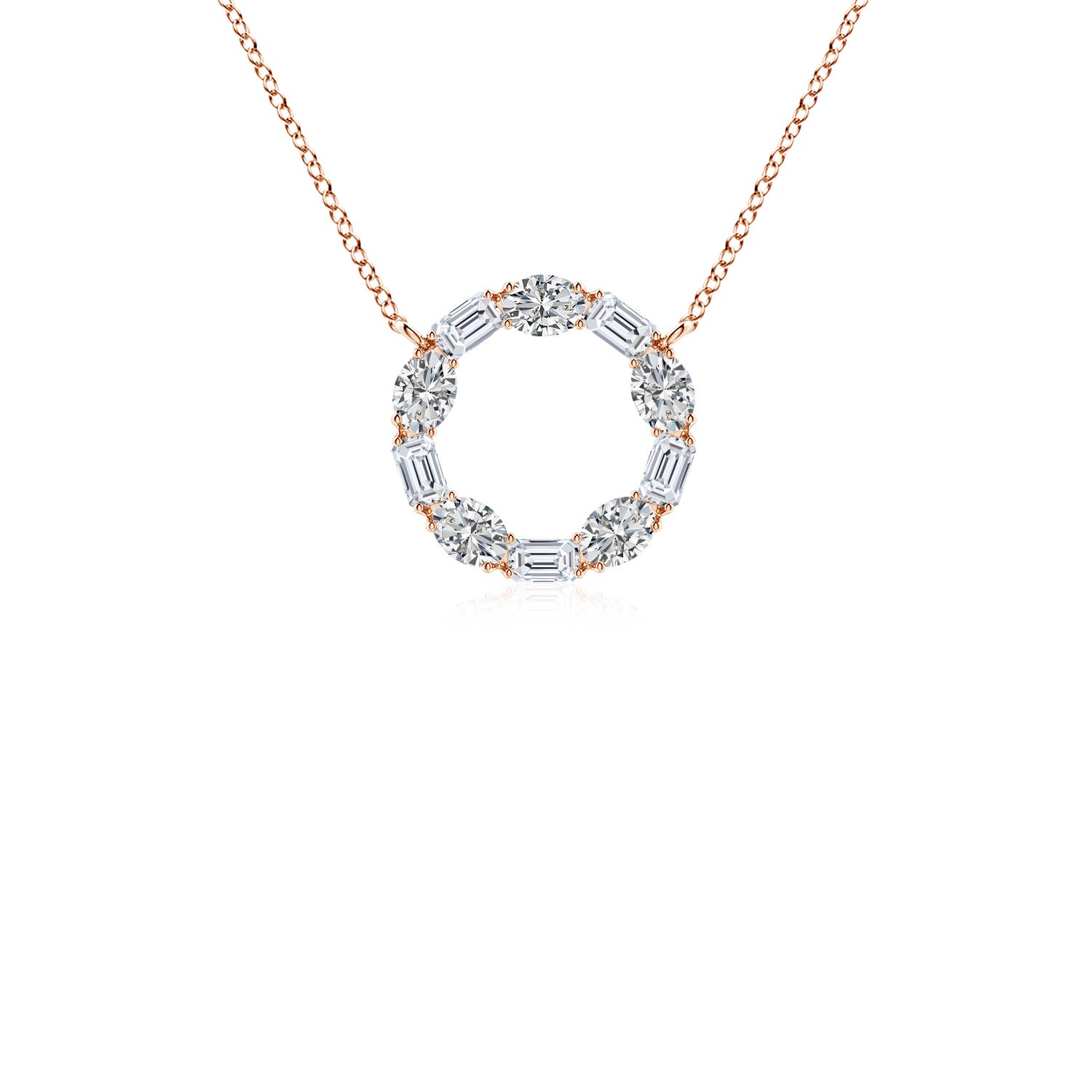 H, SI2 / 1.05 CT / 14 KT Rose Gold