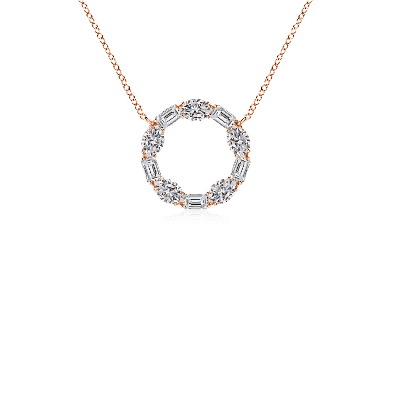 I-J, I1-I2 / 1.05 CT / 14 KT Rose Gold