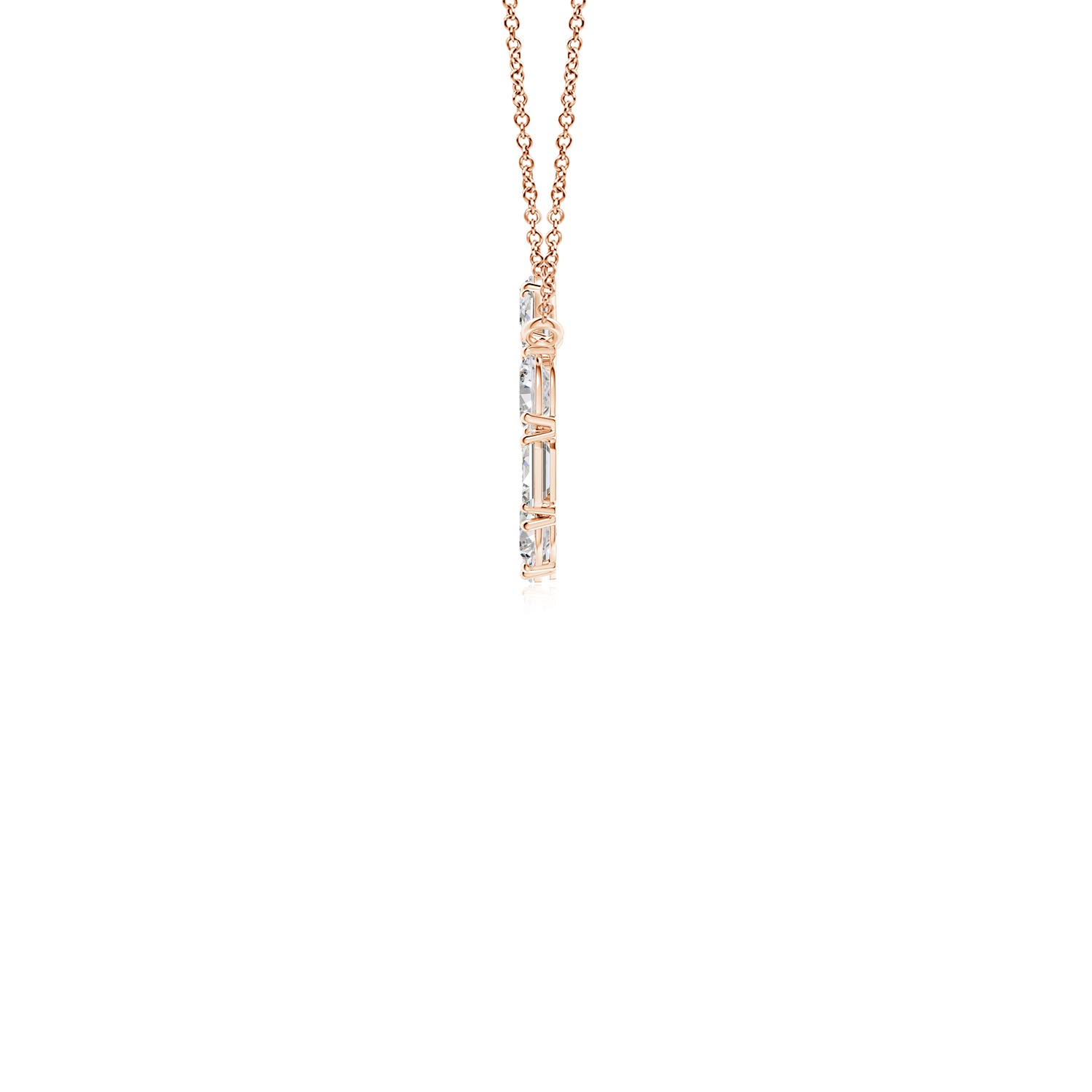 I-J, I1-I2 / 1.05 CT / 14 KT Rose Gold