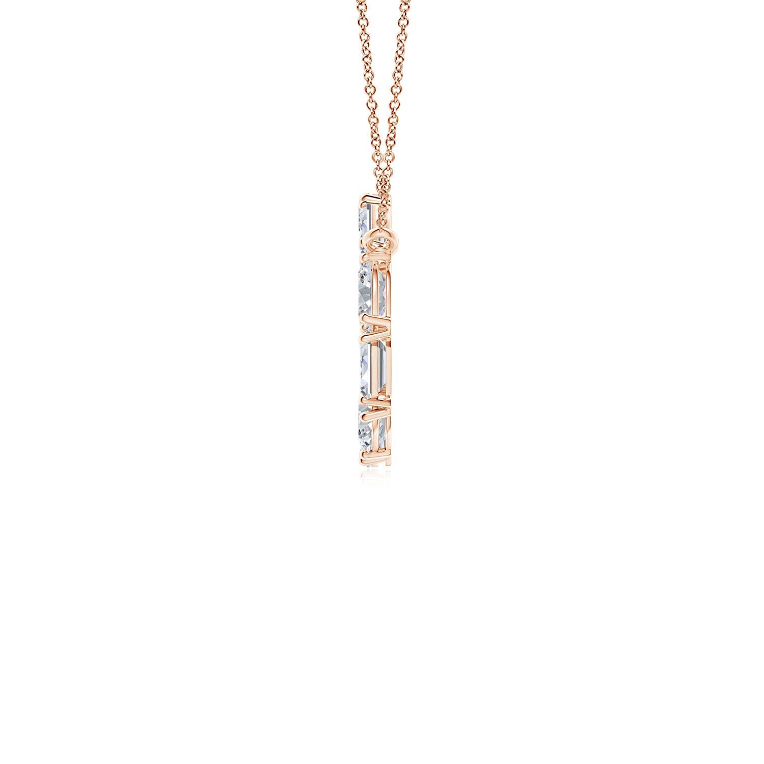 H, SI2 / 2.05 CT / 14 KT Rose Gold