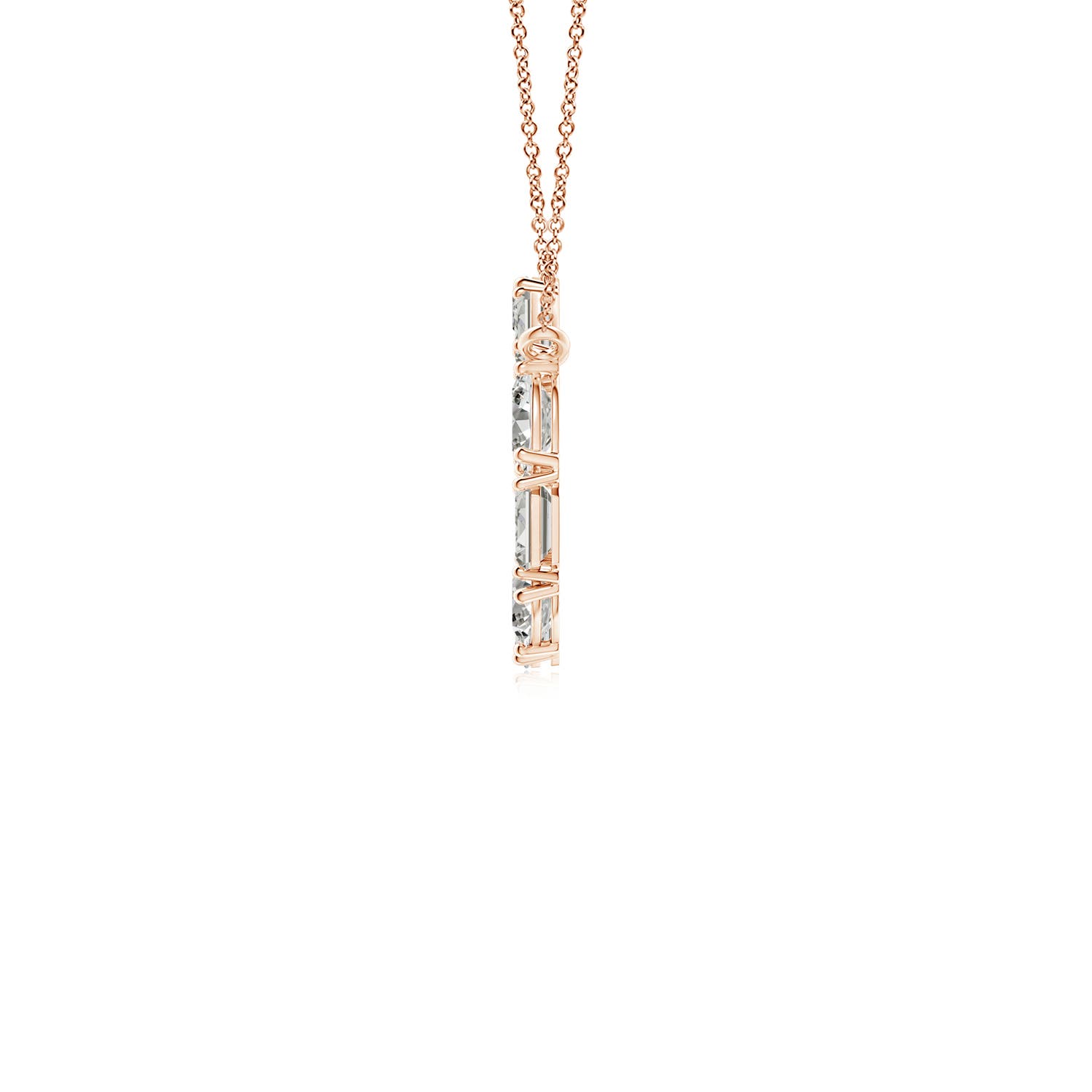 K, I3 / 2.05 CT / 14 KT Rose Gold