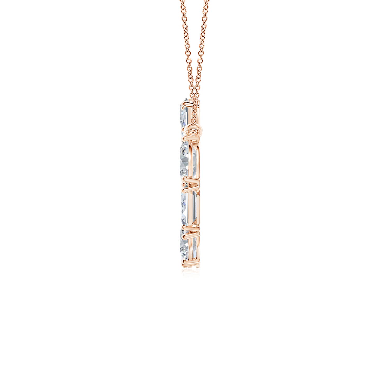 H, SI2 / 3.75 CT / 14 KT Rose Gold