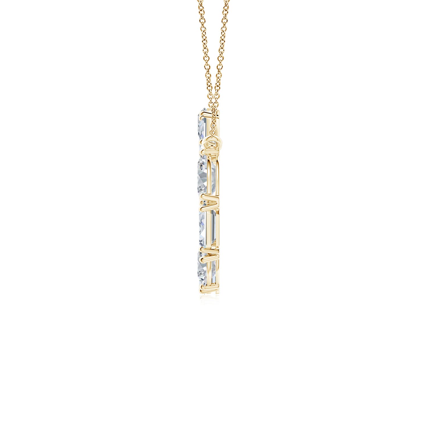 H, SI2 / 3.75 CT / 14 KT Yellow Gold