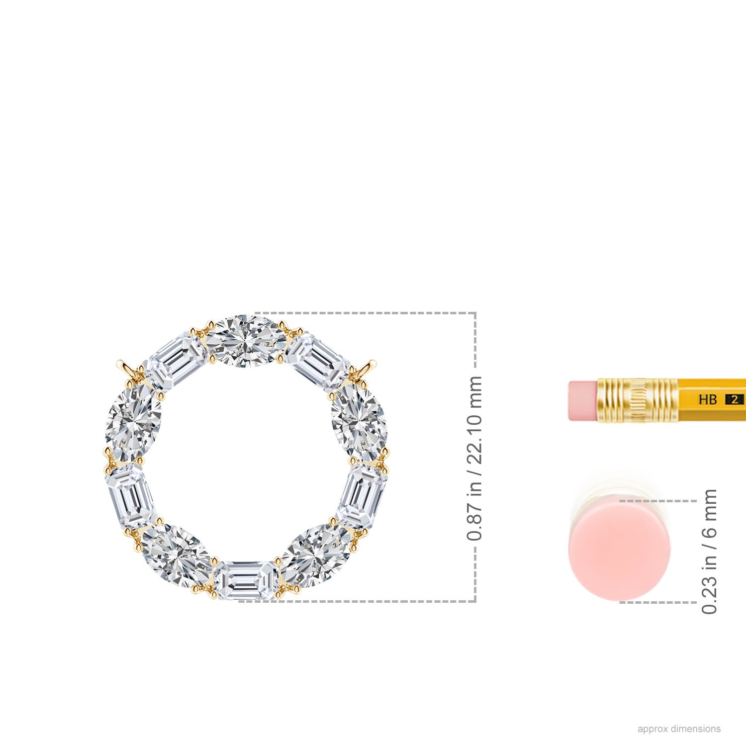 H, SI2 / 3.75 CT / 14 KT Yellow Gold