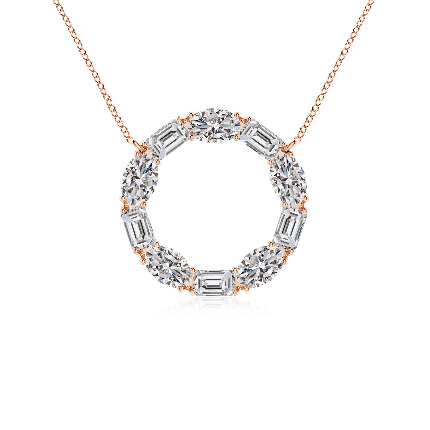 I-J, I1-I2 / 3.75 CT / 14 KT Rose Gold