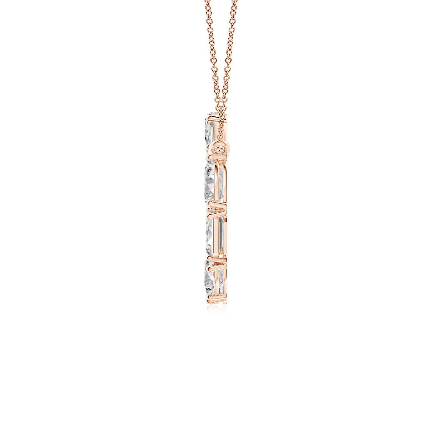 I-J, I1-I2 / 3.75 CT / 14 KT Rose Gold