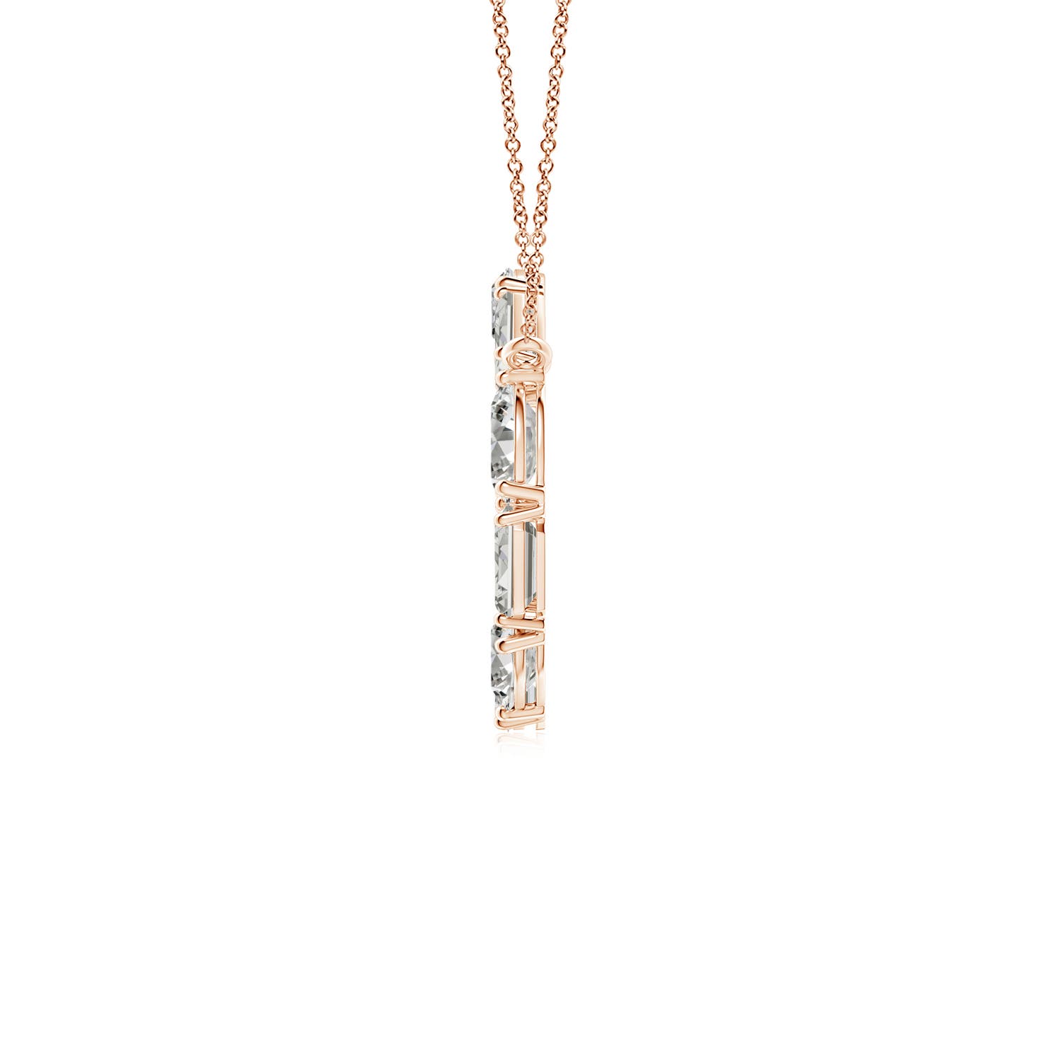 K, I3 / 3.75 CT / 14 KT Rose Gold