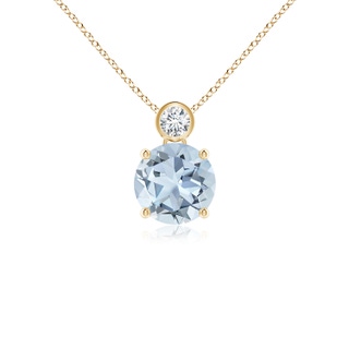 Round A Aquamarine