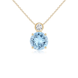 Round AAA Aquamarine