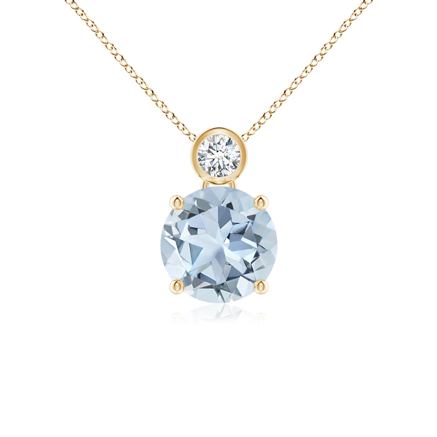 A - Aquamarine / 1.71 CT / 14 KT Yellow Gold