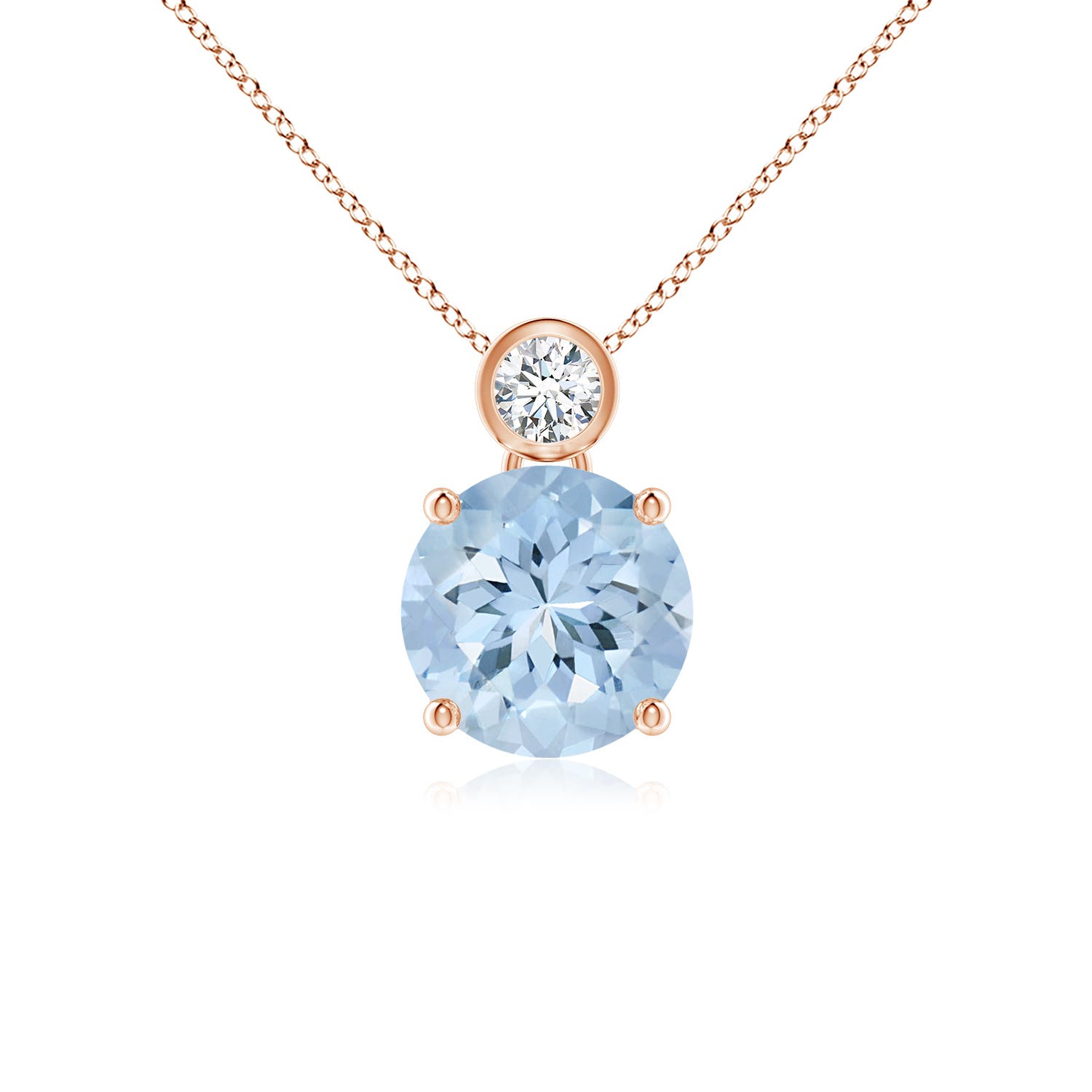 AA - Aquamarine / 1.71 CT / 14 KT Rose Gold