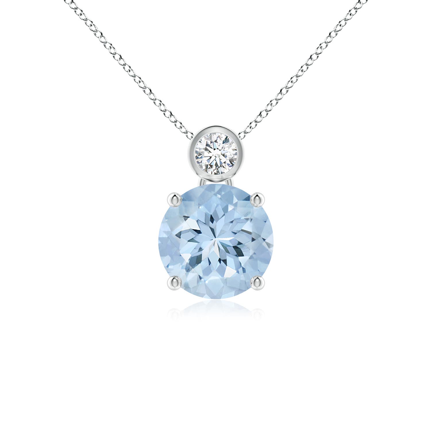 AA - Aquamarine / 1.71 CT / 14 KT White Gold