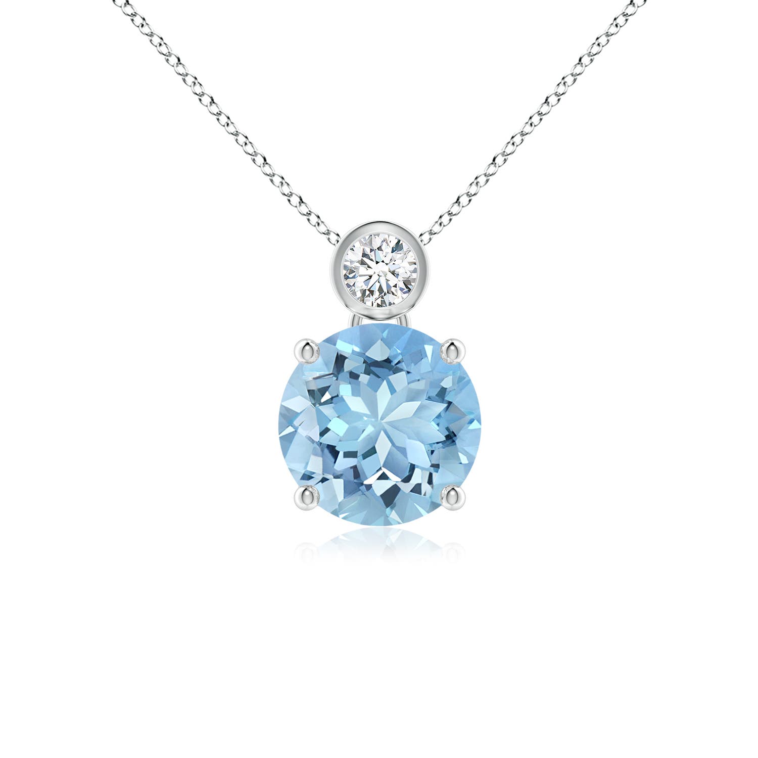 AAAA - Aquamarine / 1.71 CT / 14 KT White Gold