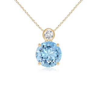 Round AAAA Aquamarine