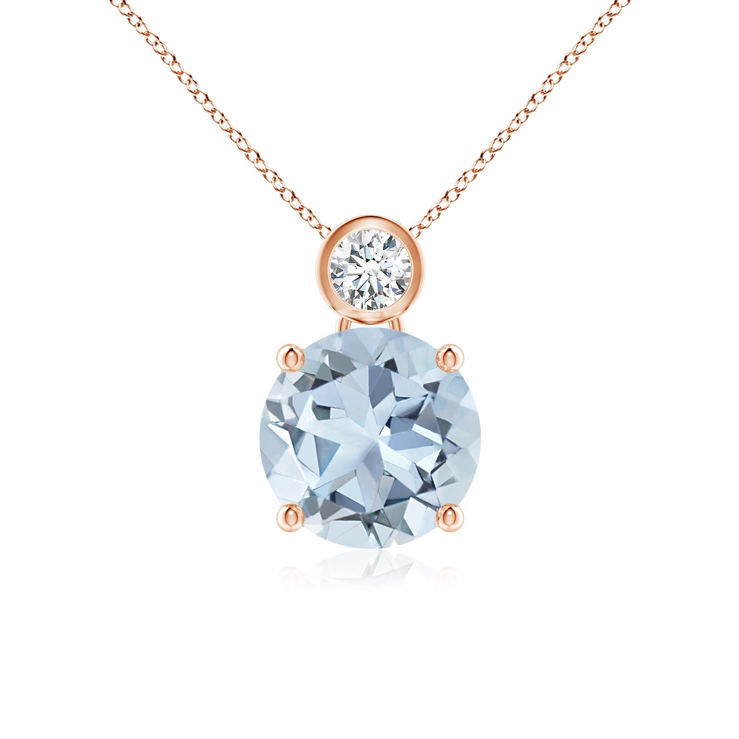 A - Aquamarine / 2.44 CT / 14 KT Rose Gold