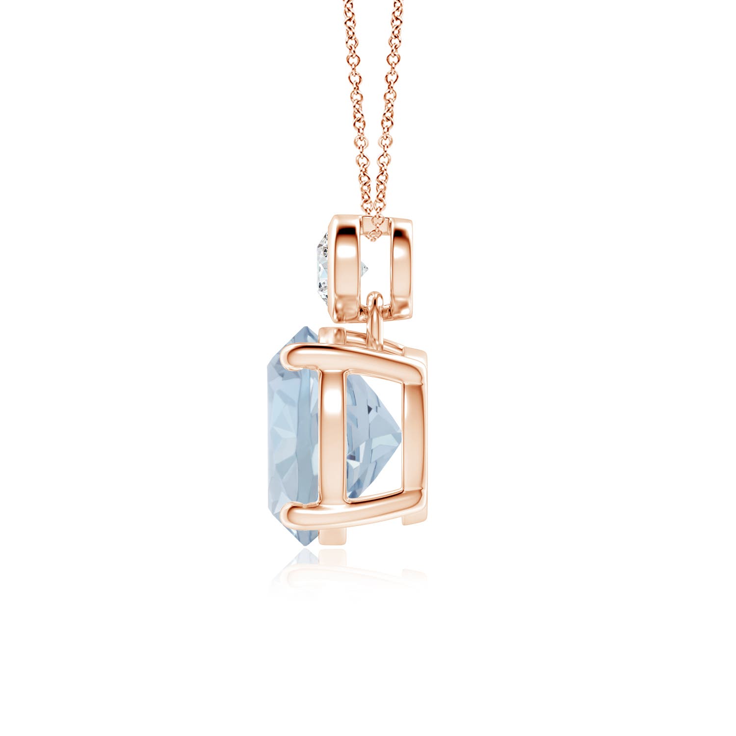 A - Aquamarine / 2.44 CT / 14 KT Rose Gold