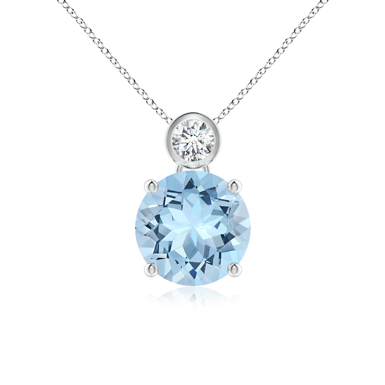 AAA - Aquamarine / 2.44 CT / 14 KT White Gold