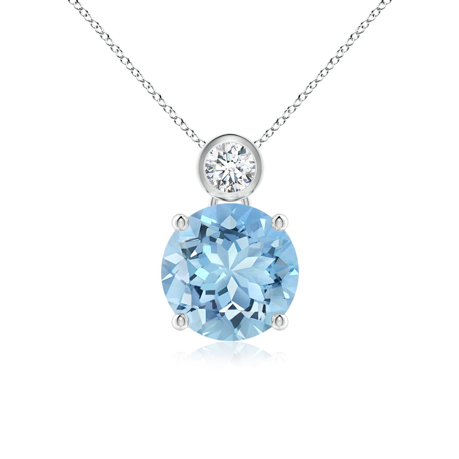 AAAA - Aquamarine / 2.44 CT / 14 KT White Gold