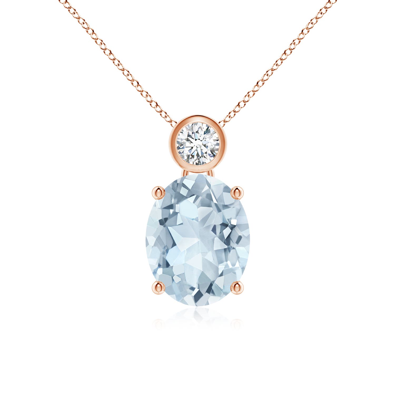 A - Aquamarine / 2.34 CT / 14 KT Rose Gold