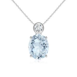Oval A Aquamarine